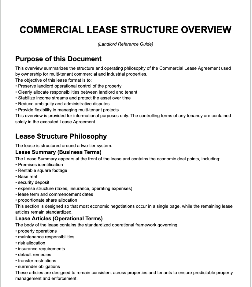 Structure Overview Preview